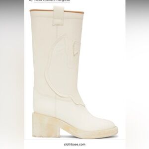 ISO MM6 Maison Margiela White Boots